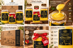 Haldiva India Premium Ghee Combo