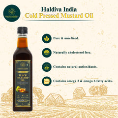 Haldiva Signature Range Black Mustard Oil 1L