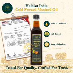 Haldiva Signature Range Black Mustard Oil 1L