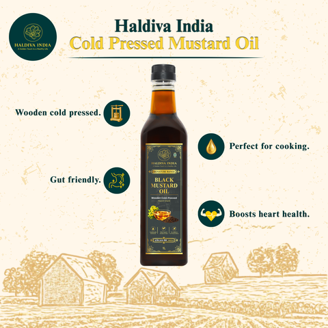 Haldiva Signature Range Black Mustard Oil 1L