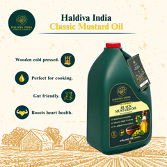 Haldiva Classic Range Black Mustard Oil 5L