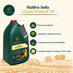 Haldiva Classic Range Black Mustard Oil 5L