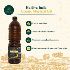 Haldiva Classic Range Black Mustard Oil 1L