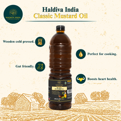 Haldiva Classic Range Black Mustard Oil 1L
