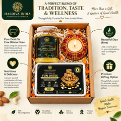 Haldiva India Diwali Ghee & Dryfruit Gift Hamper