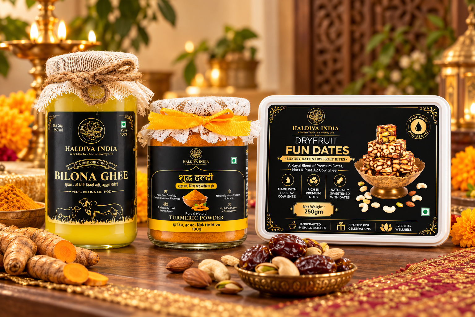 Haldiva India Shagun Wellness Box