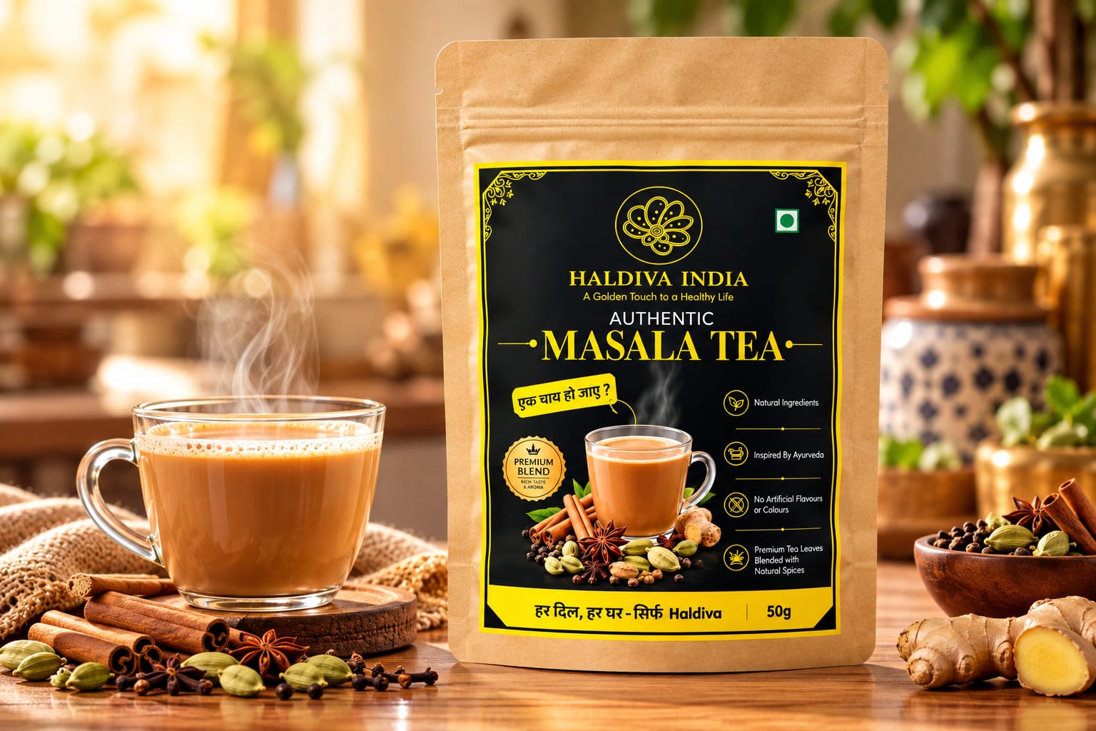 Haldiva India Masala Tea – 50 g