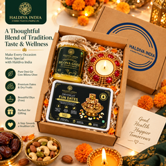 Haldiva India Diwali Ghee & Dryfruit Gift Hamper