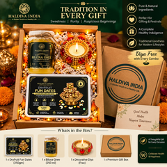 Haldiva India Diwali Ghee & Dryfruit Gift Hamper