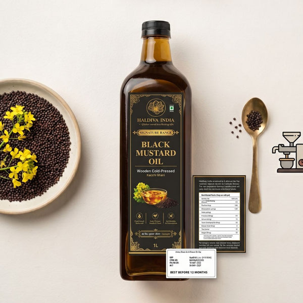Black Mustard Oil Signature Range (Wooden Pressed) | Haldiva India