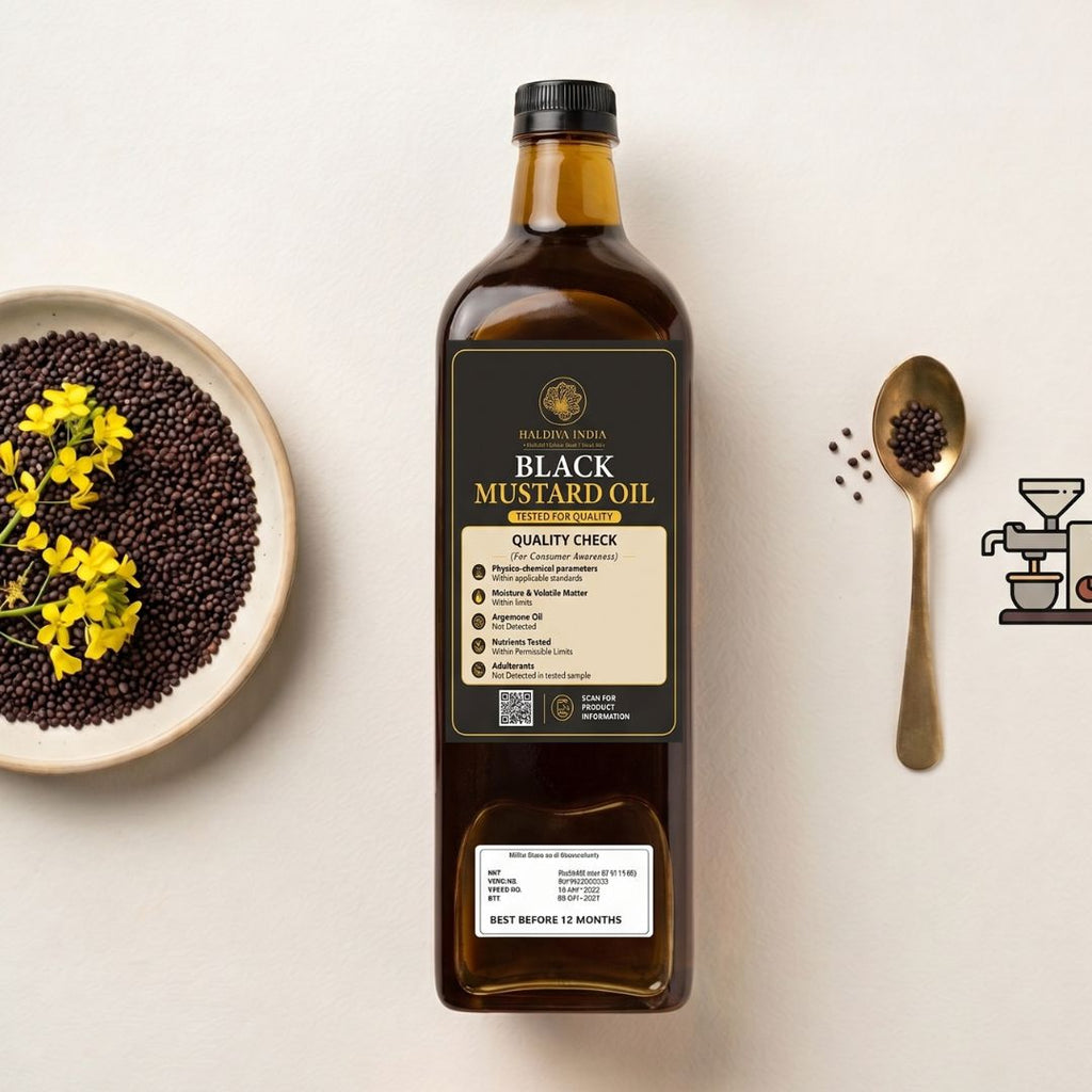 Black Mustard Oil Signature Range (Wooden Pressed) | Haldiva India